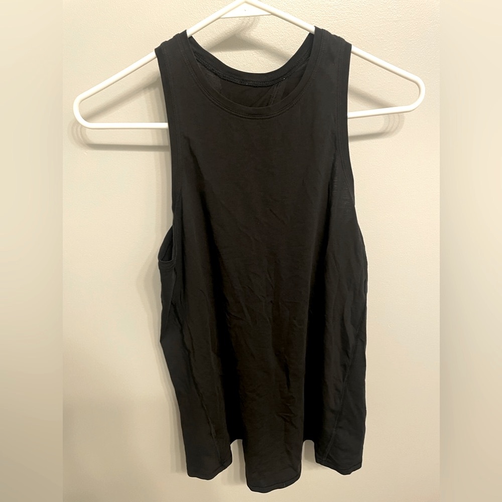 Lululemon All Tied Up Black Tank - Size 2